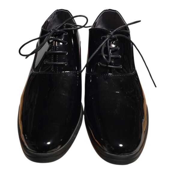 Men Patent Leather Oxford Shoes Formal Business Prom Dress Wedding Groom Sz 11.5 main image 5